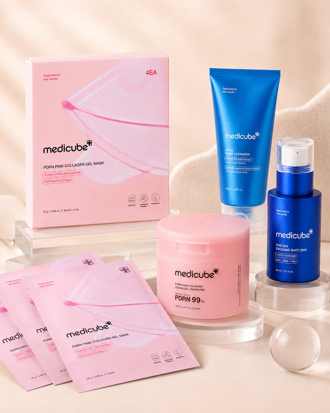 Glass Glow Medicube Set